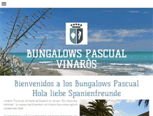 Tablet Screenshot of bungalows-pascual.com